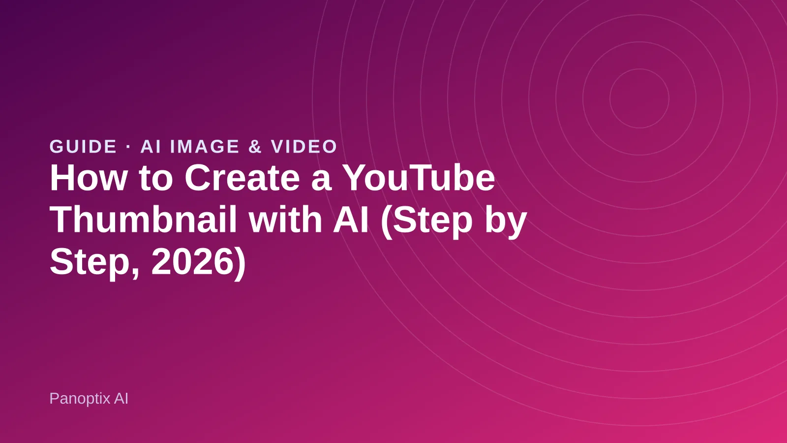 A YouTube thumbnail being assembled in layers: an AI-generated background, a cut-out portrait with a surprised expression and three words of bold text