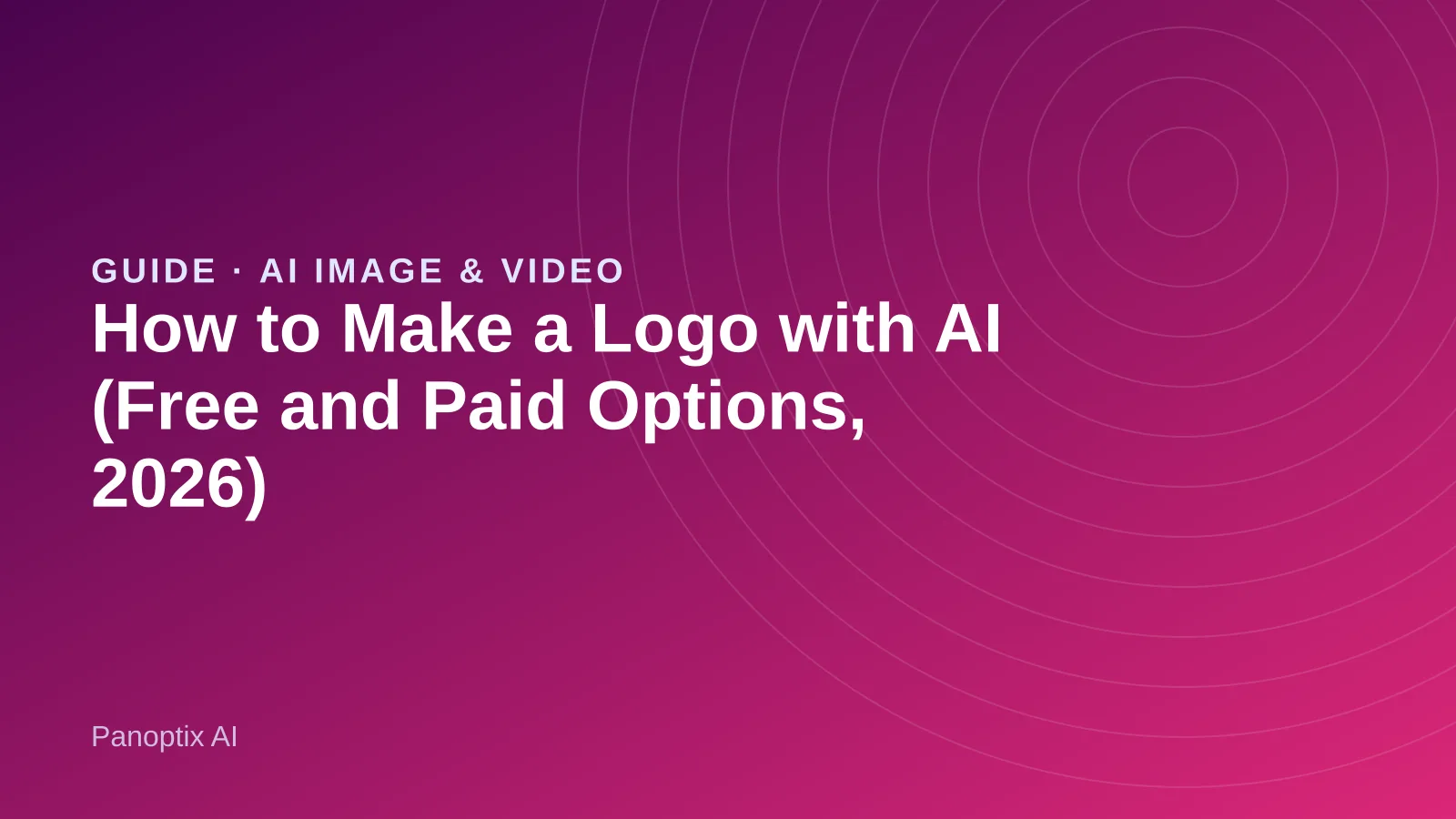 Several AI-generated logo concepts on a grid, with one simplified version shown in black and white at favicon size